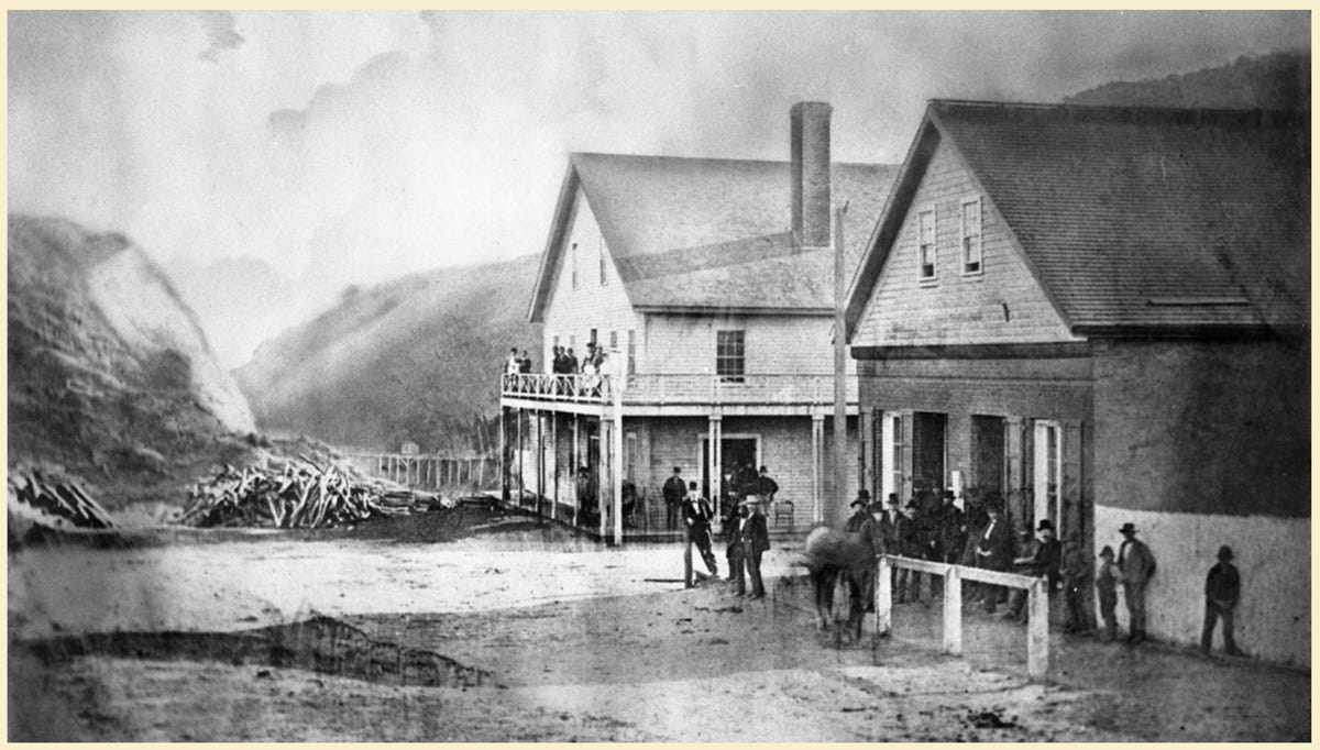 Trinidad, California in 1875.