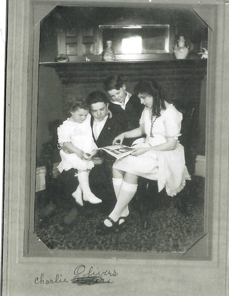 The grand-children of Daniel K. Oliver, taken some years after his death.